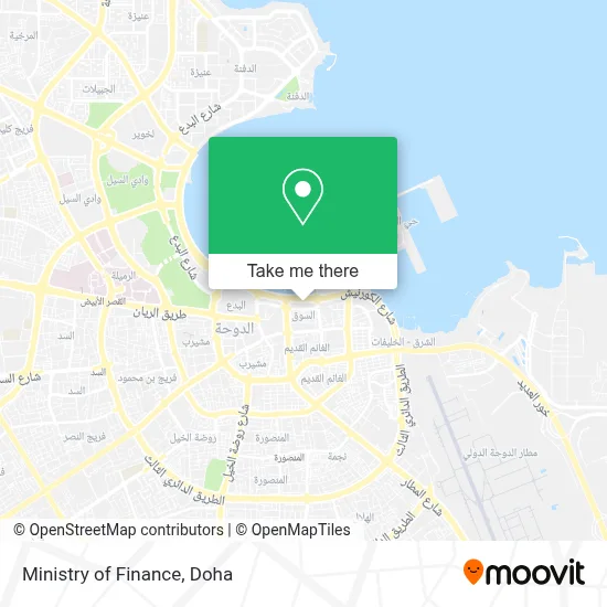 Ministry of Finance map
