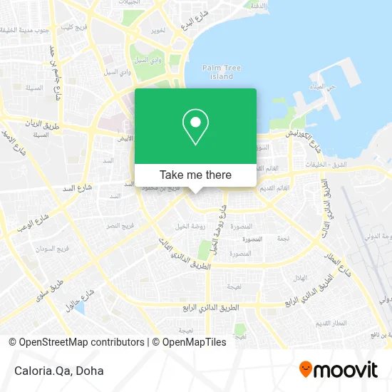 Caloria.Qa map