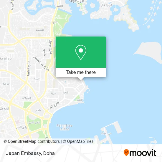 Japan Embassy map