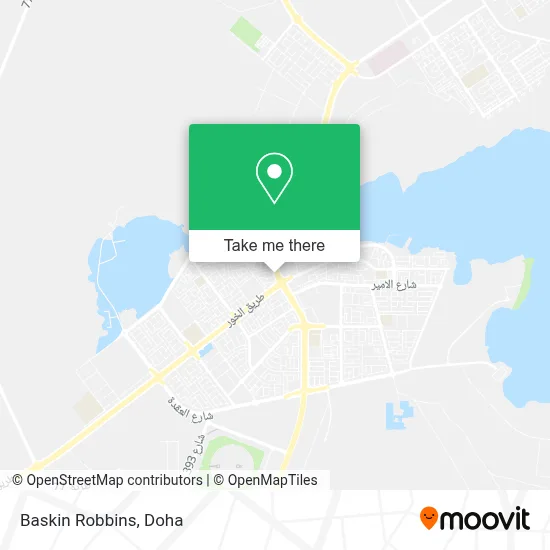 Baskin Robbins map