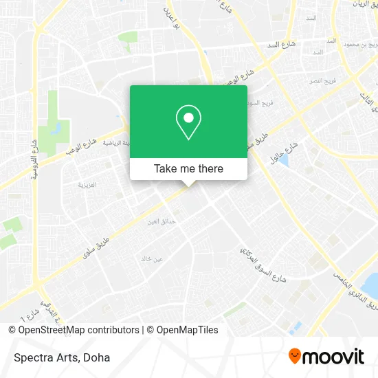 Spectra Arts map