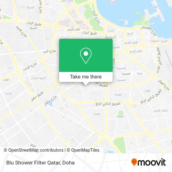 Blu Shower Filter Qatar map