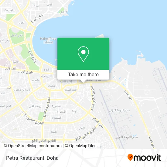 Petra Restaurant map