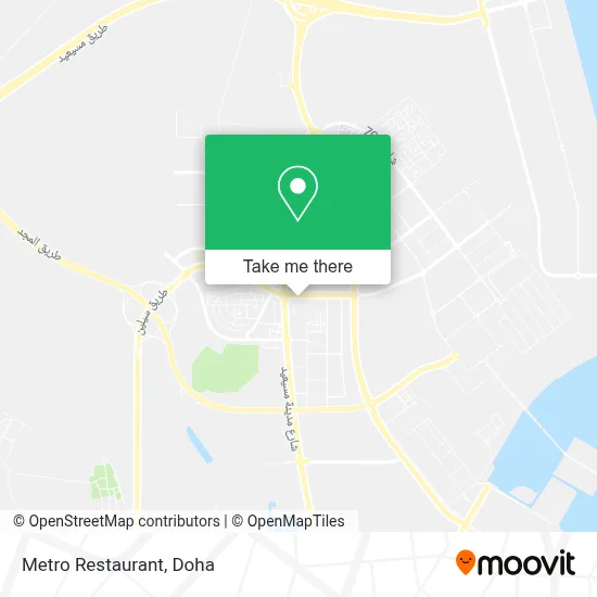 Metro Restaurant map