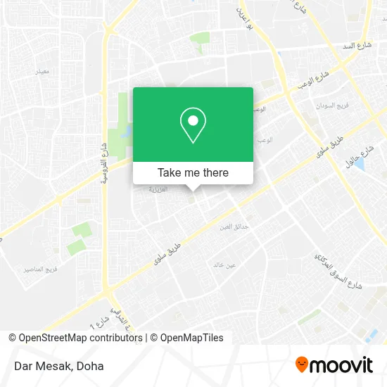 Dar Mesak map
