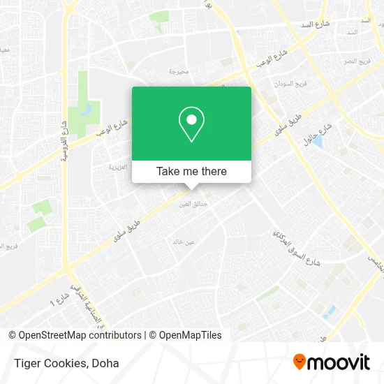 Tiger Cookies map