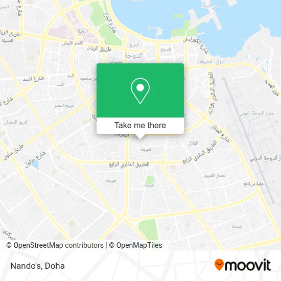 Nando's map