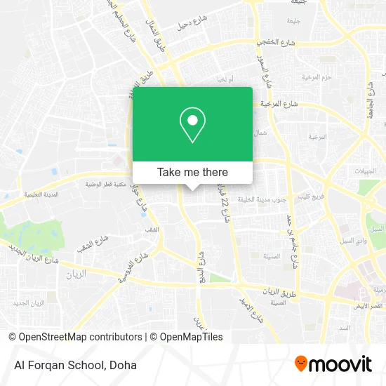 Al Forqan School map