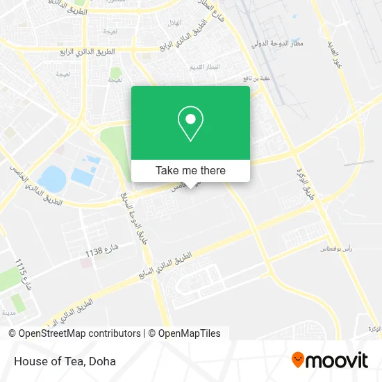 House of Tea map
