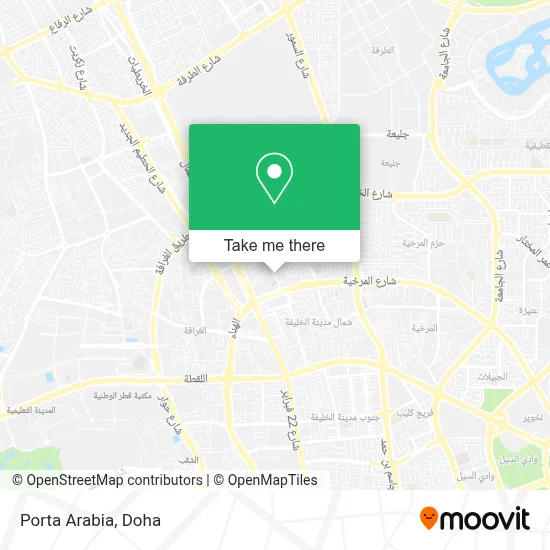 Porta Arabia map