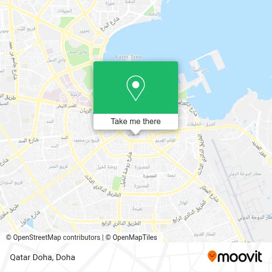 Qatar Doha map