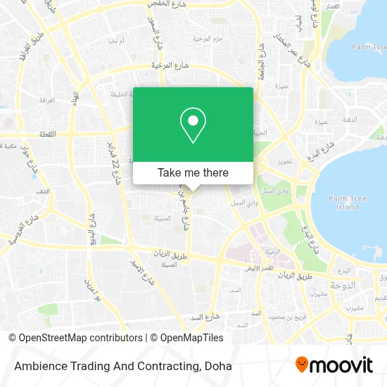 Ambience Trading And Contracting map