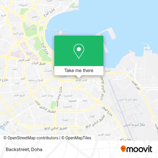 Backstreet map