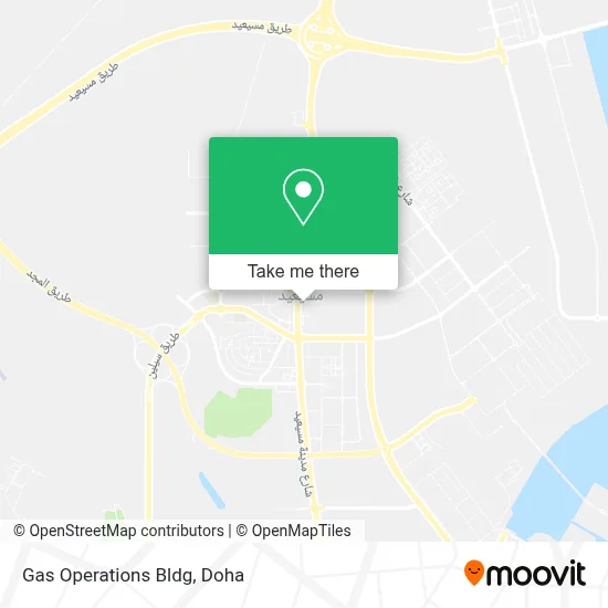 Gas Operations Bldg map