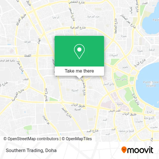 Southern Trading map