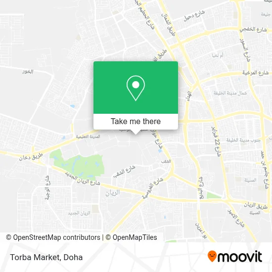 Torba Market map