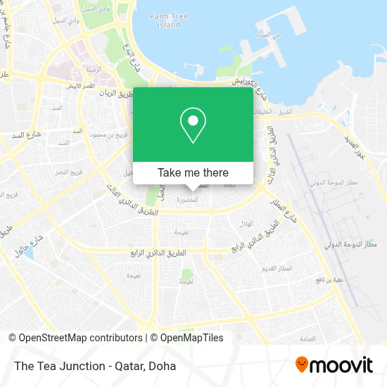 The Tea Junction - Qatar map