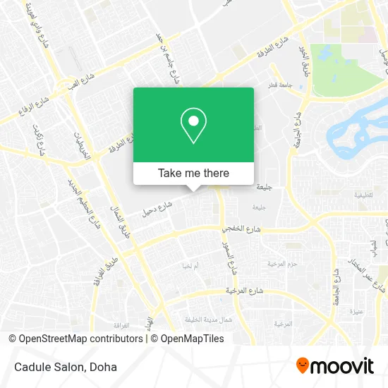 Cadule Salon map