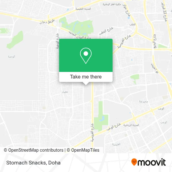 Stomach Snacks map