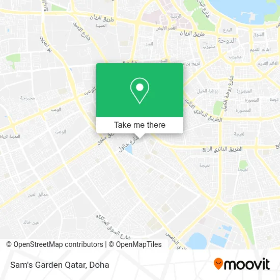 Sam's Garden Qatar map