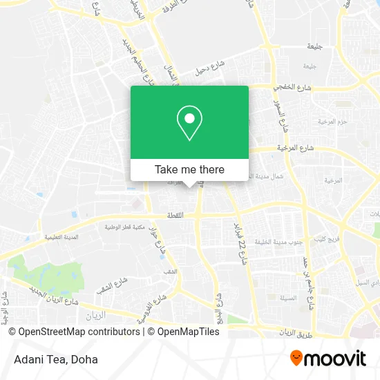Adani Tea map