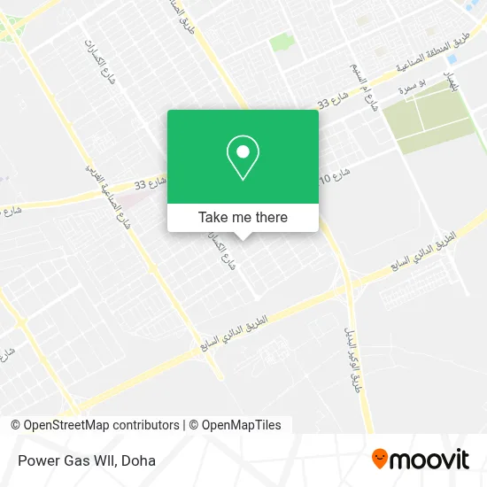 Power Gas Wll map