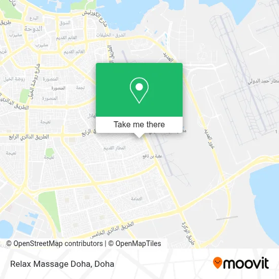 Relax Massage Doha map