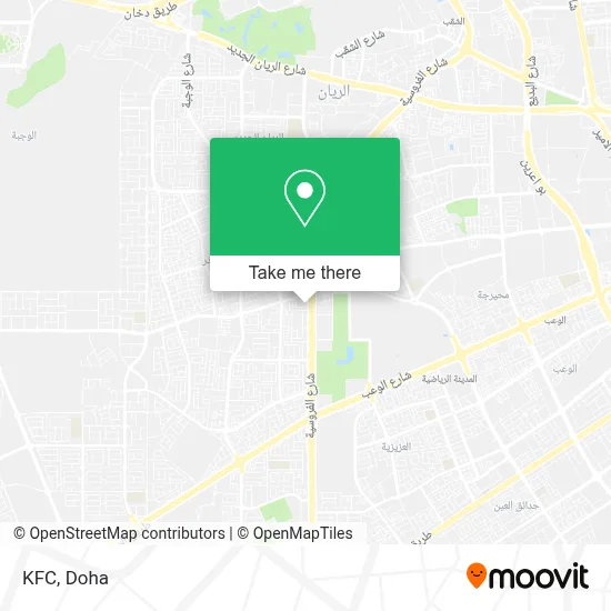 KFC map