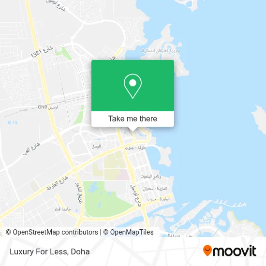 Luxury For Less map