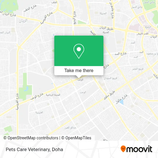 Pets Care Veterinary map