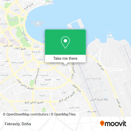 Fekravip map