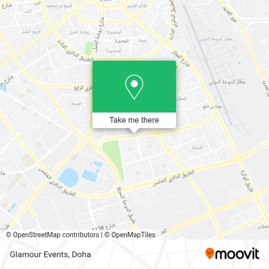 Glamour Events map