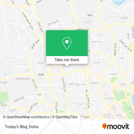 Today's Bbq map