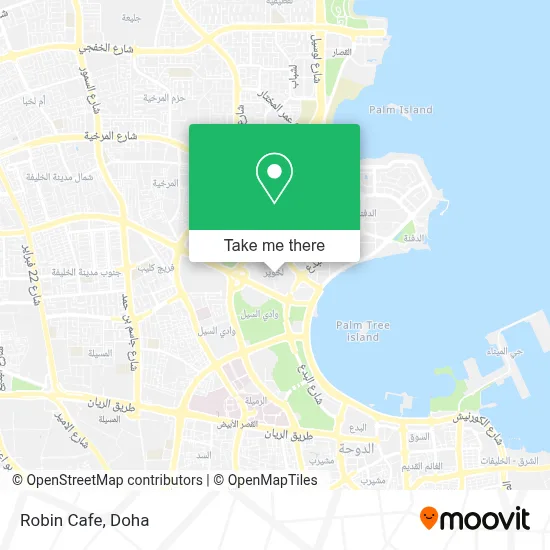 Robin Cafe map