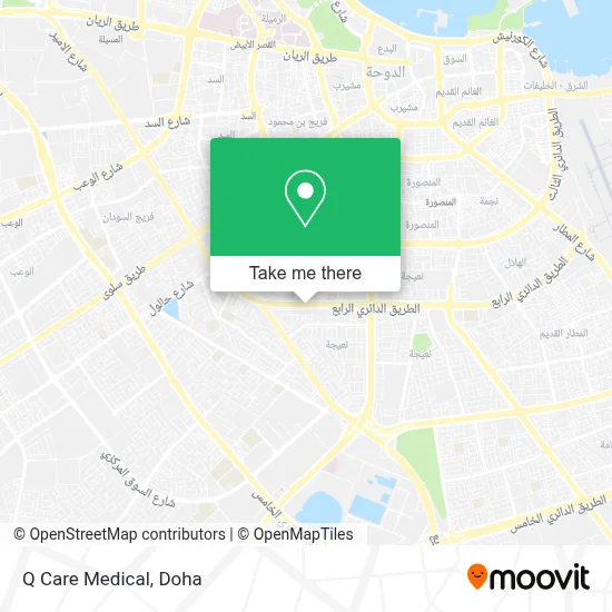 Q Care Medical map