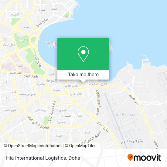 Hia International Logistics map