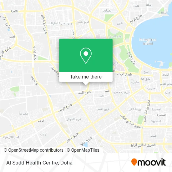 Al Sadd Health Centre map