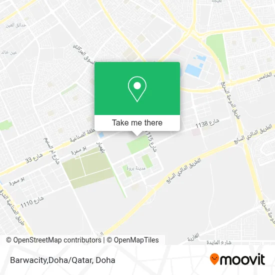 Barwacity,Doha/Qatar map