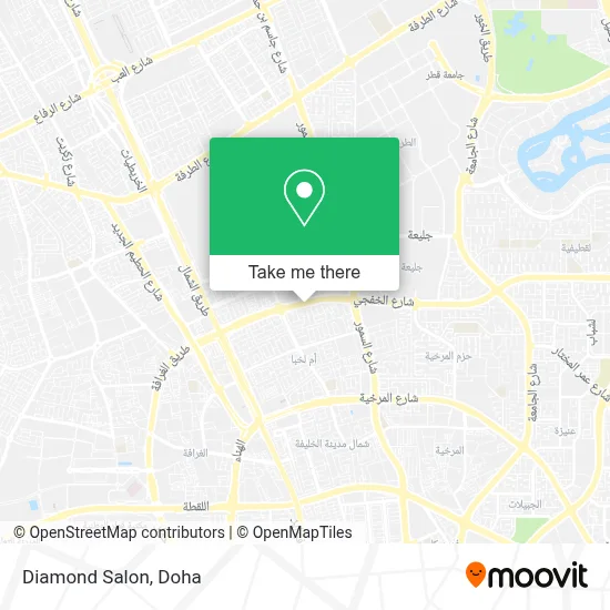 Diamond Salon map