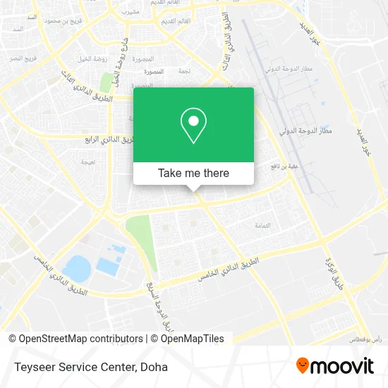 Teyseer Service Center map