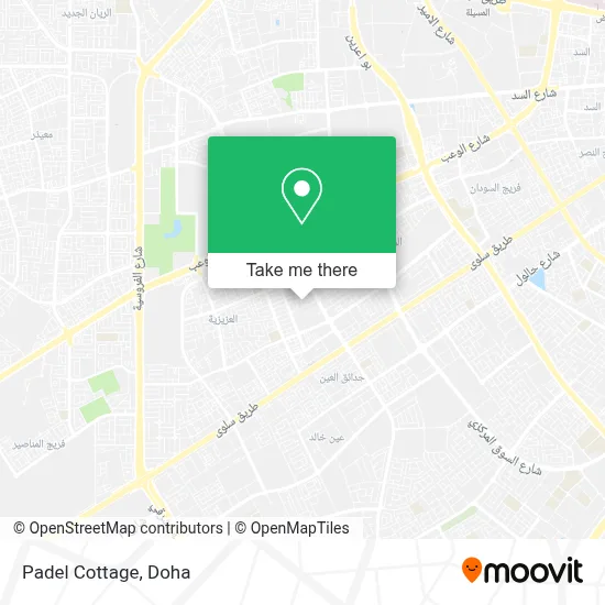 Padel Cottage map