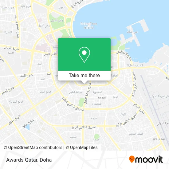 Awards Qatar map