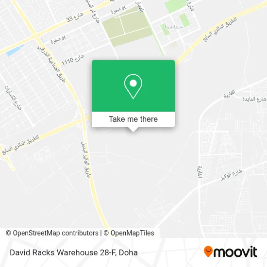 David Racks Warehouse 28-F map