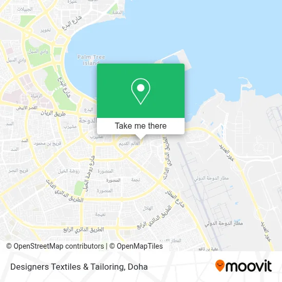Designers Textiles & Tailoring map