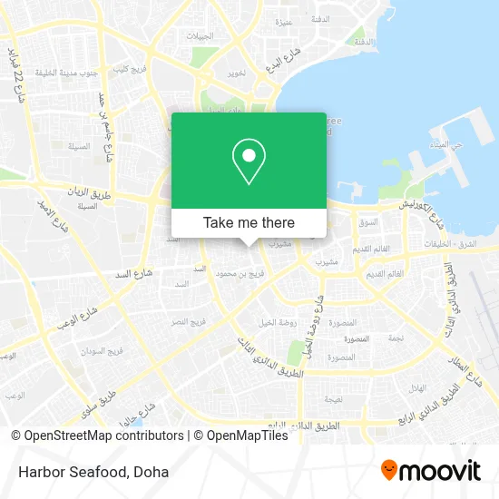 Harbor Seafood map