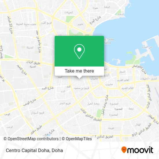 Centro Capital Doha map