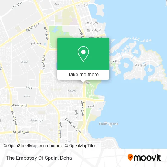 The Embassy Of Spain map