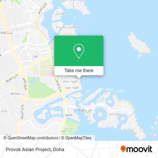 Provok Asian Project map