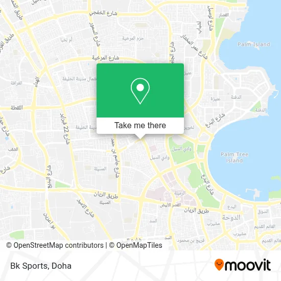 Bk Sports map