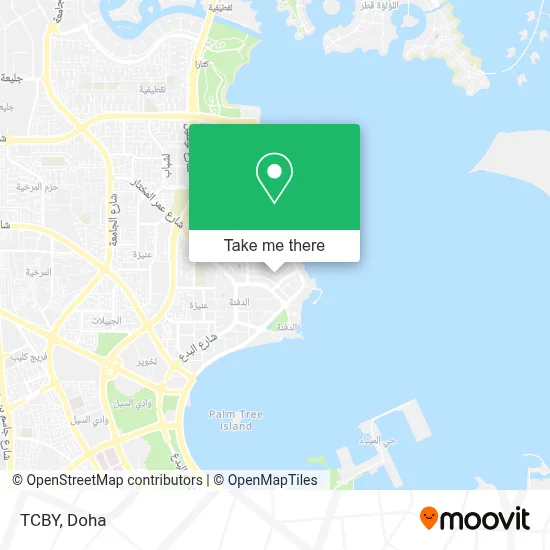 TCBY map